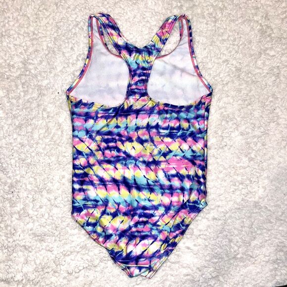 Speedo Girls Swimsuit Bundle Lot of 3 Racerback Rainbow Mermaid (Girls S, M, 8) - Picture 9 of 10